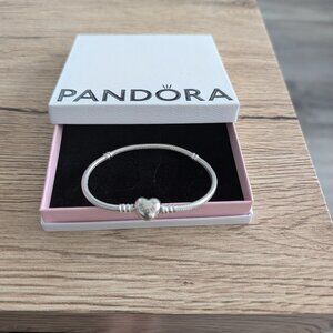 Pandora heart snake style bracelet